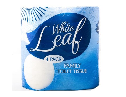 White Leaf Family Toilet