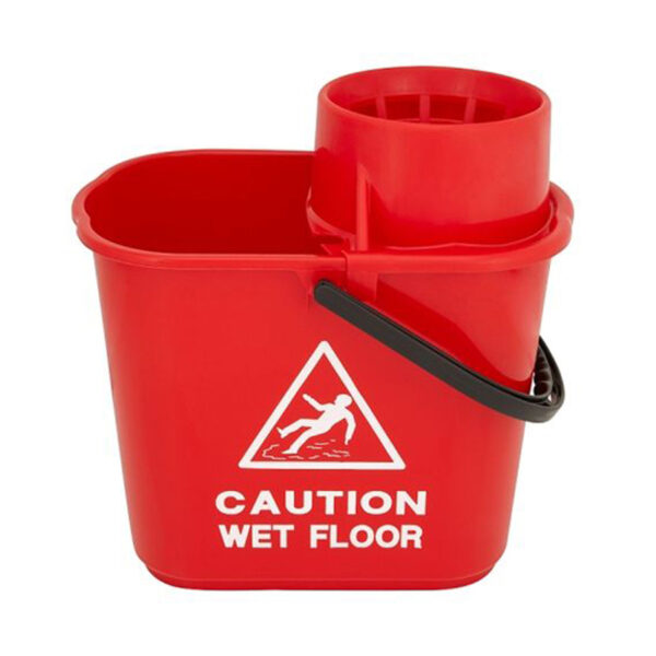 Red Heavy Duty Mop Bucket